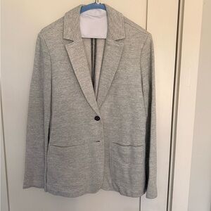 Gray Faherty Blazer with Pockets